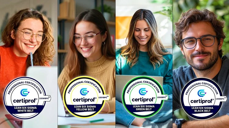 Curso Completo de Lean Six Sigma - Prepara 4 Certificaciones